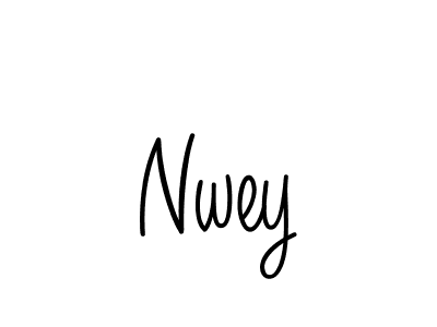 You should practise on your own different ways (Angelique-Rose-font-FFP) to write your name (Nwey) in signature. don't let someone else do it for you. Nwey signature style 5 images and pictures png