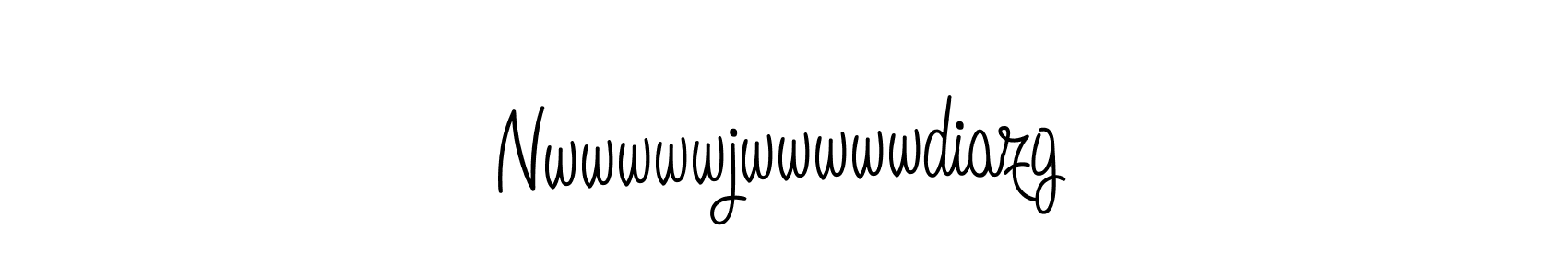 Create a beautiful signature design for name Nwwwwwjwwwwwdiazg. With this signature (Angelique-Rose-font-FFP) fonts, you can make a handwritten signature for free. Nwwwwwjwwwwwdiazg signature style 5 images and pictures png