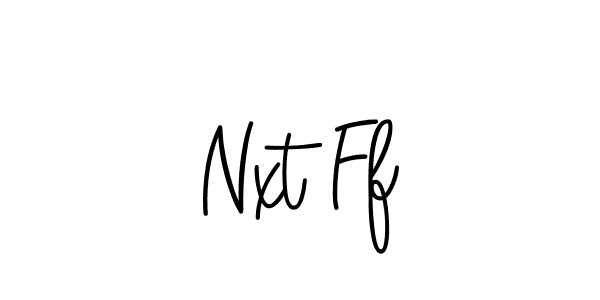 This is the best signature style for the Nxt Ff name. Also you like these signature font (Angelique-Rose-font-FFP). Mix name signature. Nxt Ff signature style 5 images and pictures png