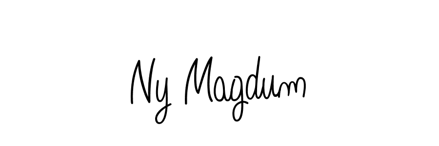 Here are the top 10 professional signature styles for the name Ny Magdum. These are the best autograph styles you can use for your name. Ny Magdum signature style 5 images and pictures png