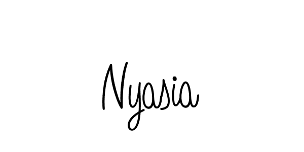 Similarly Angelique-Rose-font-FFP is the best handwritten signature design. Signature creator online .You can use it as an online autograph creator for name Nyasia. Nyasia signature style 5 images and pictures png