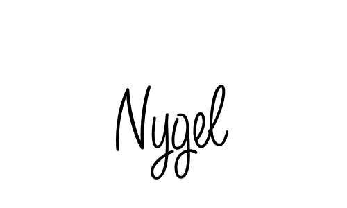 if you are searching for the best signature style for your name Nygel. so please give up your signature search. here we have designed multiple signature styles  using Angelique-Rose-font-FFP. Nygel signature style 5 images and pictures png