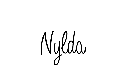 This is the best signature style for the Nylda name. Also you like these signature font (Angelique-Rose-font-FFP). Mix name signature. Nylda signature style 5 images and pictures png