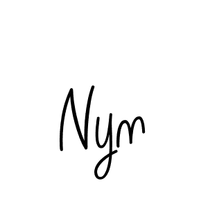 Design your own signature with our free online signature maker. With this signature software, you can create a handwritten (Angelique-Rose-font-FFP) signature for name Nyn. Nyn signature style 5 images and pictures png