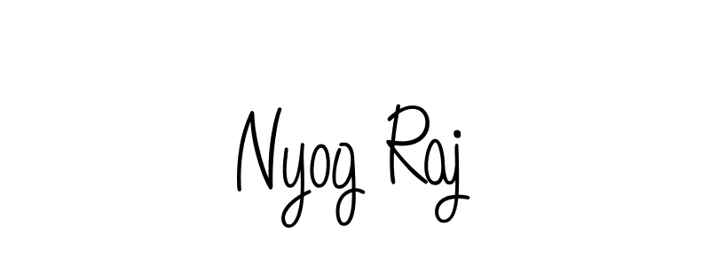 Make a beautiful signature design for name Nyog Raj. Use this online signature maker to create a handwritten signature for free. Nyog Raj signature style 5 images and pictures png