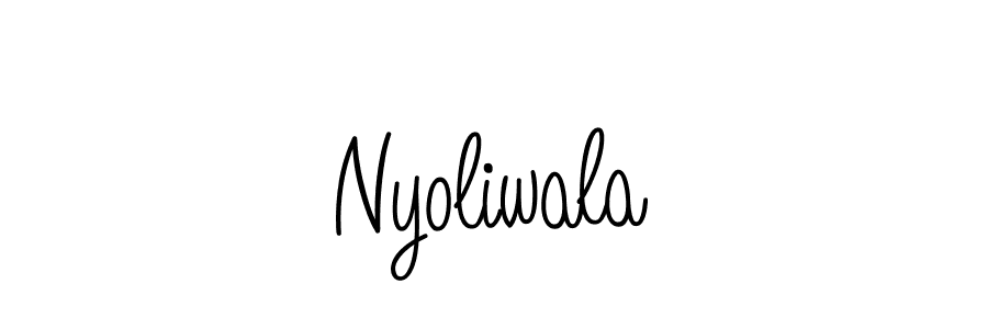 Also You can easily find your signature by using the search form. We will create Nyoliwala name handwritten signature images for you free of cost using Angelique-Rose-font-FFP sign style. Nyoliwala signature style 5 images and pictures png