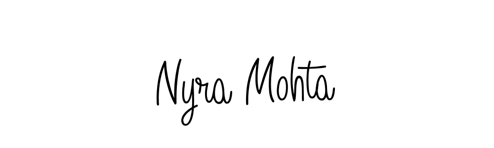 Here are the top 10 professional signature styles for the name Nyra Mohta. These are the best autograph styles you can use for your name. Nyra Mohta signature style 5 images and pictures png