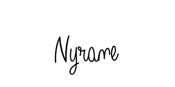 Best and Professional Signature Style for Nyrane. Angelique-Rose-font-FFP Best Signature Style Collection. Nyrane signature style 5 images and pictures png