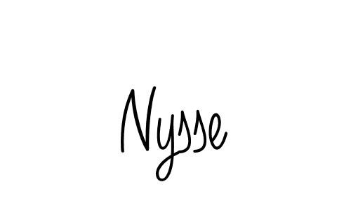 Once you've used our free online signature maker to create your best signature Angelique-Rose-font-FFP style, it's time to enjoy all of the benefits that Nysse name signing documents. Nysse signature style 5 images and pictures png