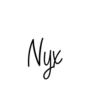 Make a beautiful signature design for name Nyx. Use this online signature maker to create a handwritten signature for free. Nyx signature style 5 images and pictures png