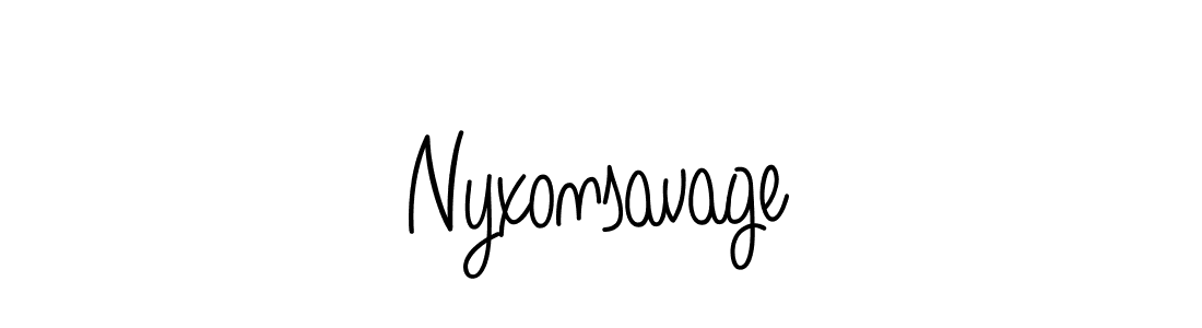 You can use this online signature creator to create a handwritten signature for the name Nyxonsavage. This is the best online autograph maker. Nyxonsavage signature style 5 images and pictures png