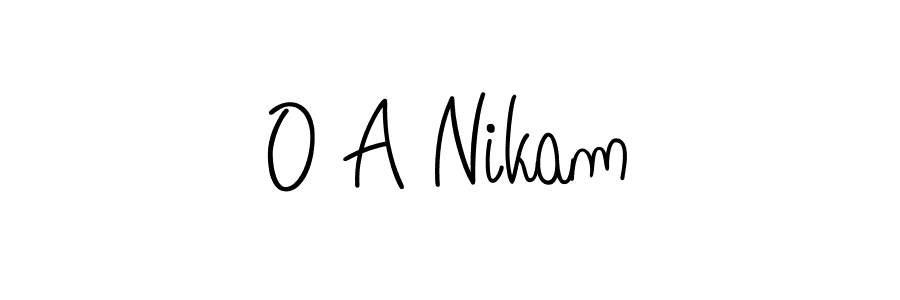 Once you've used our free online signature maker to create your best signature Angelique-Rose-font-FFP style, it's time to enjoy all of the benefits that O A Nikam name signing documents. O A Nikam signature style 5 images and pictures png