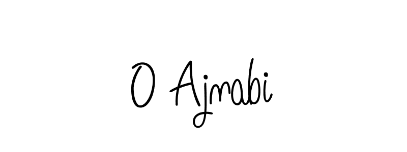 Make a beautiful signature design for name O Ajnabi. Use this online signature maker to create a handwritten signature for free. O Ajnabi signature style 5 images and pictures png