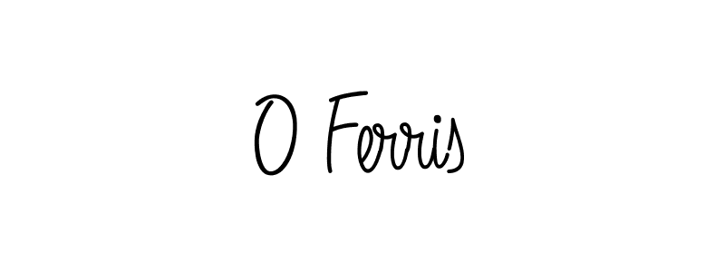 How to Draw O Ferris signature style? Angelique-Rose-font-FFP is a latest design signature styles for name O Ferris. O Ferris signature style 5 images and pictures png