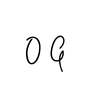 Create a beautiful signature design for name O G. With this signature (Angelique-Rose-font-FFP) fonts, you can make a handwritten signature for free. O G signature style 5 images and pictures png