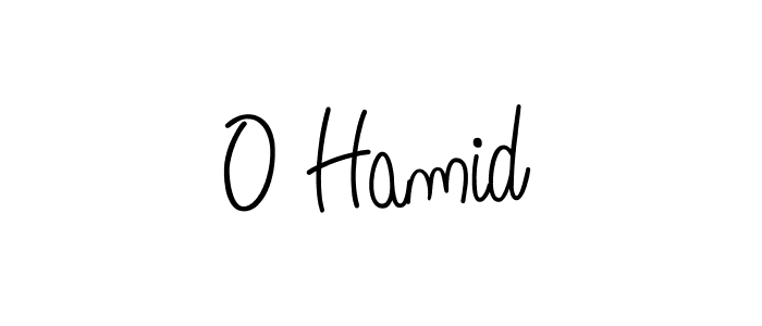 Use a signature maker to create a handwritten signature online. With this signature software, you can design (Angelique-Rose-font-FFP) your own signature for name O Hamid. O Hamid signature style 5 images and pictures png