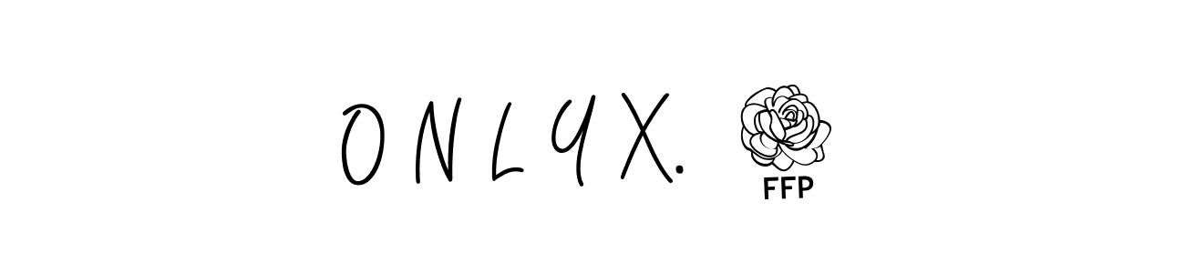 Best and Professional Signature Style for O N L Y X.  9. Angelique-Rose-font-FFP Best Signature Style Collection. O N L Y X.  9 signature style 5 images and pictures png