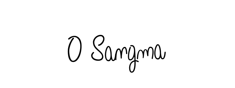 Design your own signature with our free online signature maker. With this signature software, you can create a handwritten (Angelique-Rose-font-FFP) signature for name O Sangma. O Sangma signature style 5 images and pictures png