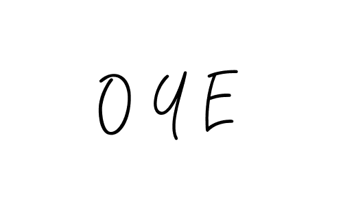 You should practise on your own different ways (Angelique-Rose-font-FFP) to write your name (O Y E) in signature. don't let someone else do it for you. O Y E signature style 5 images and pictures png