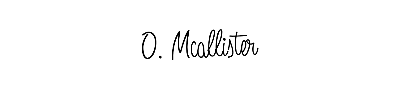 Design your own signature with our free online signature maker. With this signature software, you can create a handwritten (Angelique-Rose-font-FFP) signature for name O. Mcallister. O. Mcallister signature style 5 images and pictures png