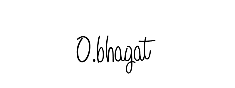 Create a beautiful signature design for name O.bhagat. With this signature (Angelique-Rose-font-FFP) fonts, you can make a handwritten signature for free. O.bhagat signature style 5 images and pictures png