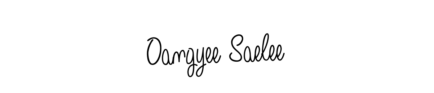 This is the best signature style for the Oangyee Saelee name. Also you like these signature font (Angelique-Rose-font-FFP). Mix name signature. Oangyee Saelee signature style 5 images and pictures png