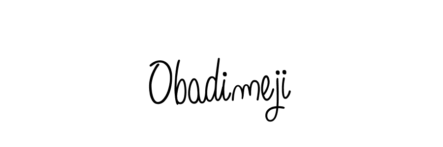 Make a short Obadimeji signature style. Manage your documents anywhere anytime using Angelique-Rose-font-FFP. Create and add eSignatures, submit forms, share and send files easily. Obadimeji signature style 5 images and pictures png