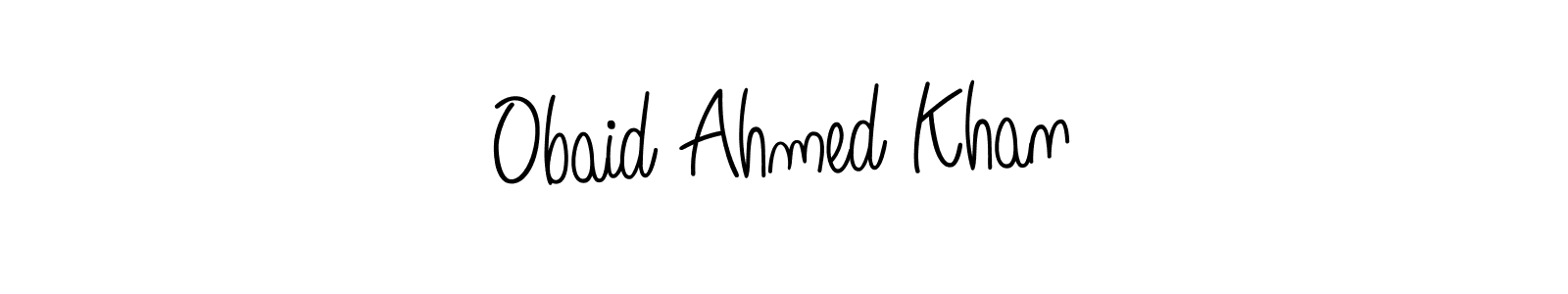 You can use this online signature creator to create a handwritten signature for the name Obaid Ahmed Khan. This is the best online autograph maker. Obaid Ahmed Khan signature style 5 images and pictures png