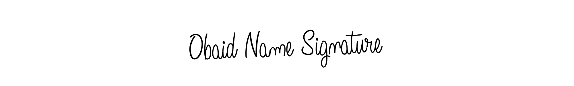 Create a beautiful signature design for name Obaid Name Signature. With this signature (Angelique-Rose-font-FFP) fonts, you can make a handwritten signature for free. Obaid Name Signature signature style 5 images and pictures png