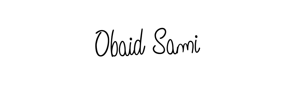 How to Draw Obaid Sami signature style? Angelique-Rose-font-FFP is a latest design signature styles for name Obaid Sami. Obaid Sami signature style 5 images and pictures png