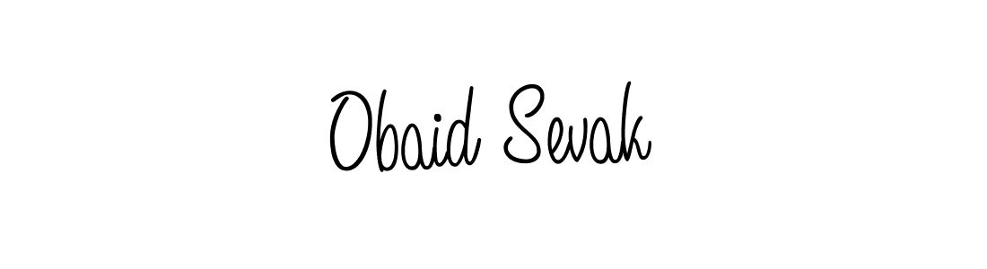 How to make Obaid Sevak signature? Angelique-Rose-font-FFP is a professional autograph style. Create handwritten signature for Obaid Sevak name. Obaid Sevak signature style 5 images and pictures png