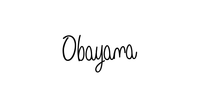 Once you've used our free online signature maker to create your best signature Angelique-Rose-font-FFP style, it's time to enjoy all of the benefits that Obayana name signing documents. Obayana signature style 5 images and pictures png