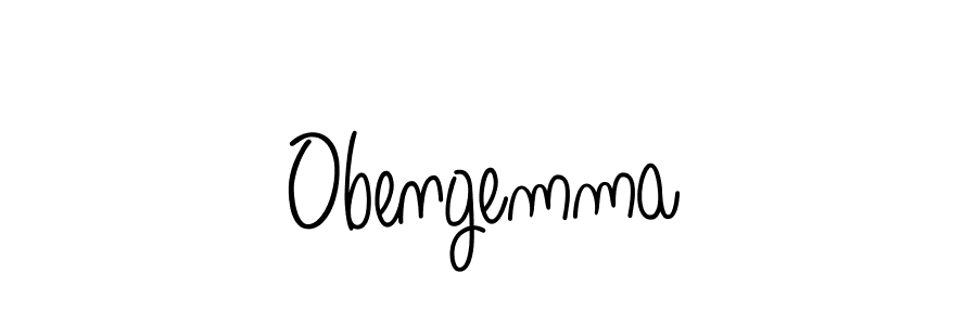 Create a beautiful signature design for name Obengemma. With this signature (Angelique-Rose-font-FFP) fonts, you can make a handwritten signature for free. Obengemma signature style 5 images and pictures png