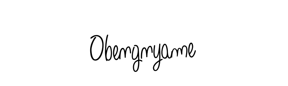 How to Draw Obengnyame signature style? Angelique-Rose-font-FFP is a latest design signature styles for name Obengnyame. Obengnyame signature style 5 images and pictures png