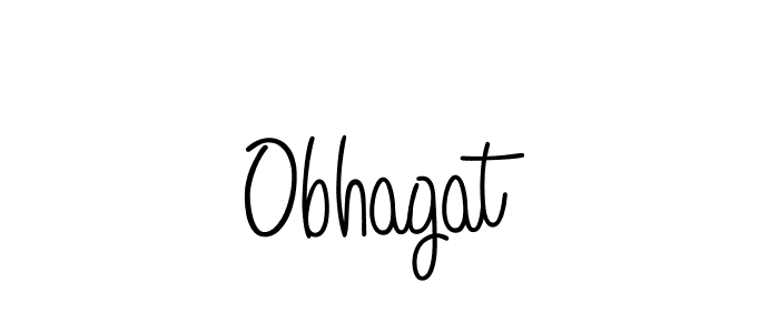 Obhagat stylish signature style. Best Handwritten Sign (Angelique-Rose-font-FFP) for my name. Handwritten Signature Collection Ideas for my name Obhagat. Obhagat signature style 5 images and pictures png