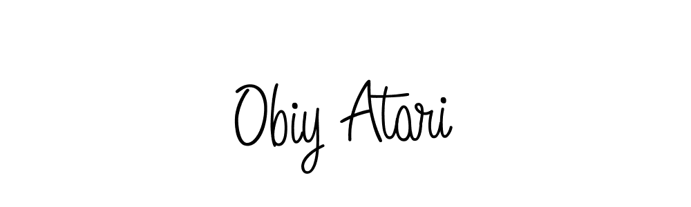 Check out images of Autograph of Obiy Atari name. Actor Obiy Atari Signature Style. Angelique-Rose-font-FFP is a professional sign style online. Obiy Atari signature style 5 images and pictures png