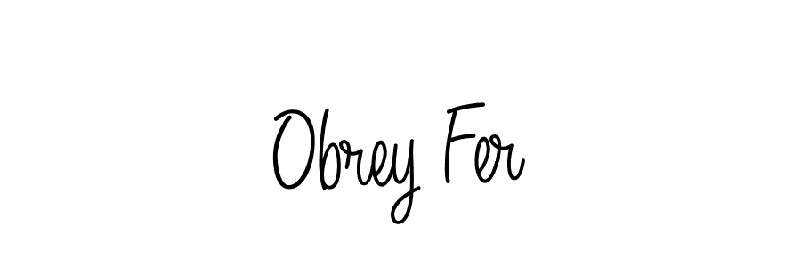Here are the top 10 professional signature styles for the name Obrey Fer. These are the best autograph styles you can use for your name. Obrey Fer signature style 5 images and pictures png