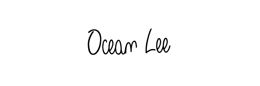 Design your own signature with our free online signature maker. With this signature software, you can create a handwritten (Angelique-Rose-font-FFP) signature for name Ocean Lee. Ocean Lee signature style 5 images and pictures png