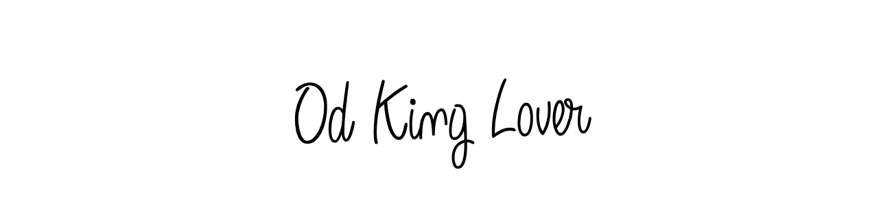 if you are searching for the best signature style for your name Od King Lover. so please give up your signature search. here we have designed multiple signature styles  using Angelique-Rose-font-FFP. Od King Lover signature style 5 images and pictures png