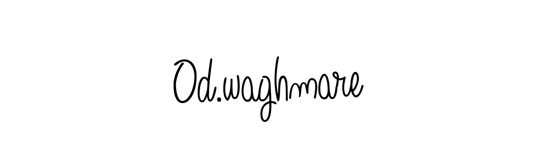 The best way (Angelique-Rose-font-FFP) to make a short signature is to pick only two or three words in your name. The name Od.waghmare include a total of six letters. For converting this name. Od.waghmare signature style 5 images and pictures png