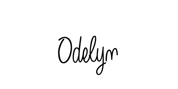 Angelique-Rose-font-FFP is a professional signature style that is perfect for those who want to add a touch of class to their signature. It is also a great choice for those who want to make their signature more unique. Get Odelyn name to fancy signature for free. Odelyn signature style 5 images and pictures png