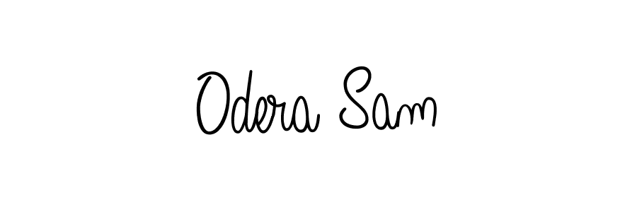 How to Draw Odera Sam signature style? Angelique-Rose-font-FFP is a latest design signature styles for name Odera Sam. Odera Sam signature style 5 images and pictures png