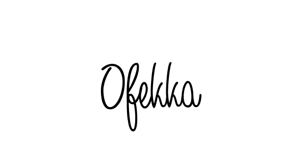 How to make Ofekka signature? Angelique-Rose-font-FFP is a professional autograph style. Create handwritten signature for Ofekka name. Ofekka signature style 5 images and pictures png