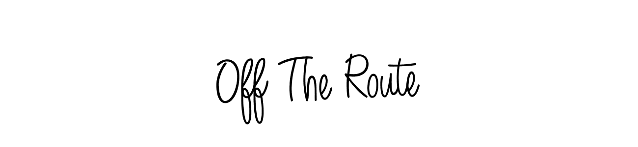 How to Draw Off The Route signature style? Angelique-Rose-font-FFP is a latest design signature styles for name Off The Route. Off The Route signature style 5 images and pictures png