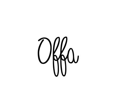 You should practise on your own different ways (Angelique-Rose-font-FFP) to write your name (Offa) in signature. don't let someone else do it for you. Offa signature style 5 images and pictures png