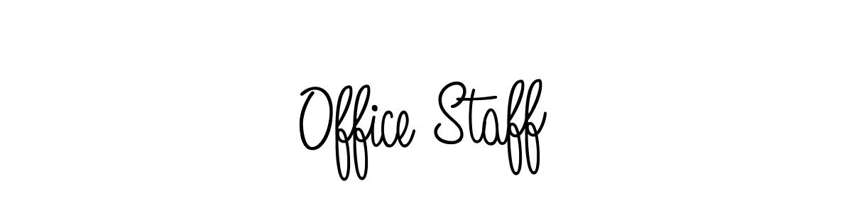 Make a beautiful signature design for name Office Staff. Use this online signature maker to create a handwritten signature for free. Office Staff signature style 5 images and pictures png