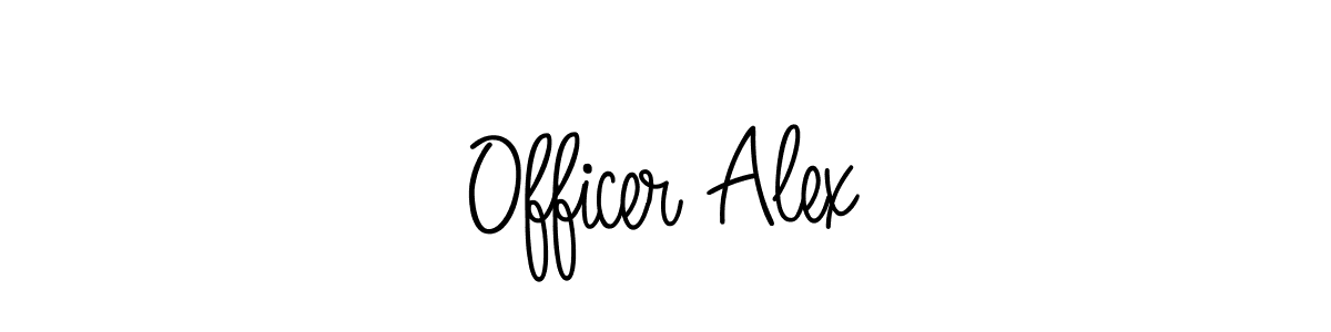 This is the best signature style for the Officer Alex name. Also you like these signature font (Angelique-Rose-font-FFP). Mix name signature. Officer Alex signature style 5 images and pictures png