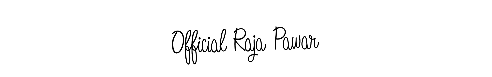 Make a beautiful signature design for name Official Raja Pawar. Use this online signature maker to create a handwritten signature for free. Official Raja Pawar signature style 5 images and pictures png