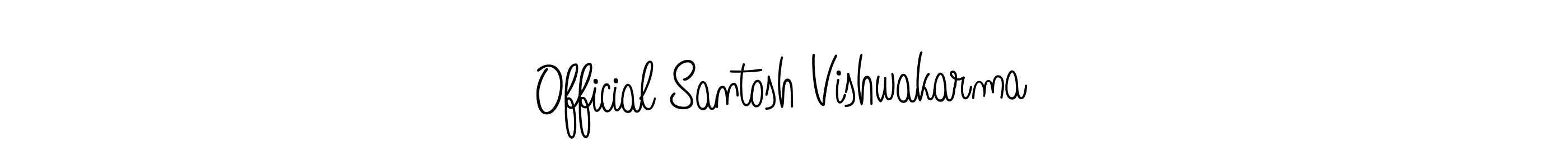 Make a short Official Santosh Vishwakarma signature style. Manage your documents anywhere anytime using Angelique-Rose-font-FFP. Create and add eSignatures, submit forms, share and send files easily. Official Santosh Vishwakarma signature style 5 images and pictures png