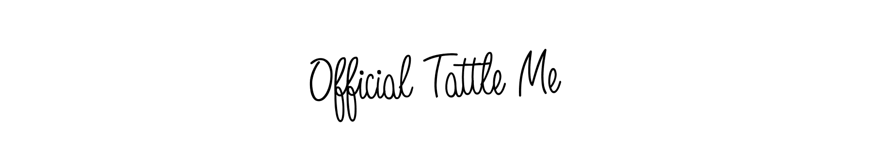 Make a beautiful signature design for name Official Tattle Me. Use this online signature maker to create a handwritten signature for free. Official Tattle Me signature style 5 images and pictures png